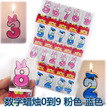 Birthday candles Digital party supplies Birthday cake decoration candles Smoke-free baby year-old decoration decoration supplies
