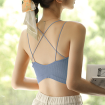 Camcorder Vest Womens interior v cross beauty back design sense niche wear chest pad sling summer