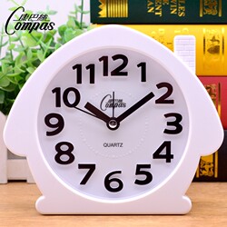 Authentic Kangbas Silent Alarm Clock, Simple Bedside Small Alarm Clock for the Elderly, Three-Dimensional Lettering Desk Clock, Small Clock for Bedroom Use