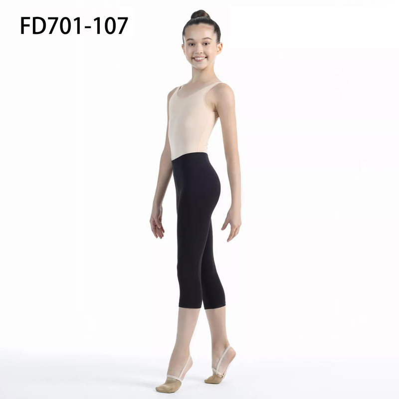 Russian Solo Training Pants, Three-Quarter Length Pants, Black Three-Quarter Pants, Training Pants Fd701-107
