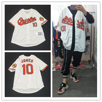 Korean ulzzang short sleeve baseball suit cardigan T-shirt loose medium long hip hop Hip Hop Hip Hip Hop men and women Summer