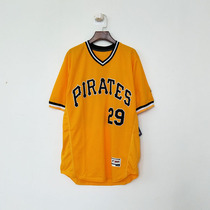 Old Harajuku street numbers BF hip hop style loose jersey baseball short sleeve T-shirt hiphop men and women