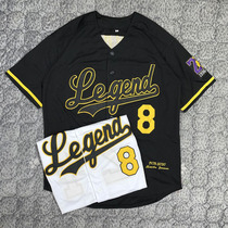 American street hip-hop jersey hiphop cardigan baseball uniform short-sleeved hip-hop outerwear personalized tops for men and women