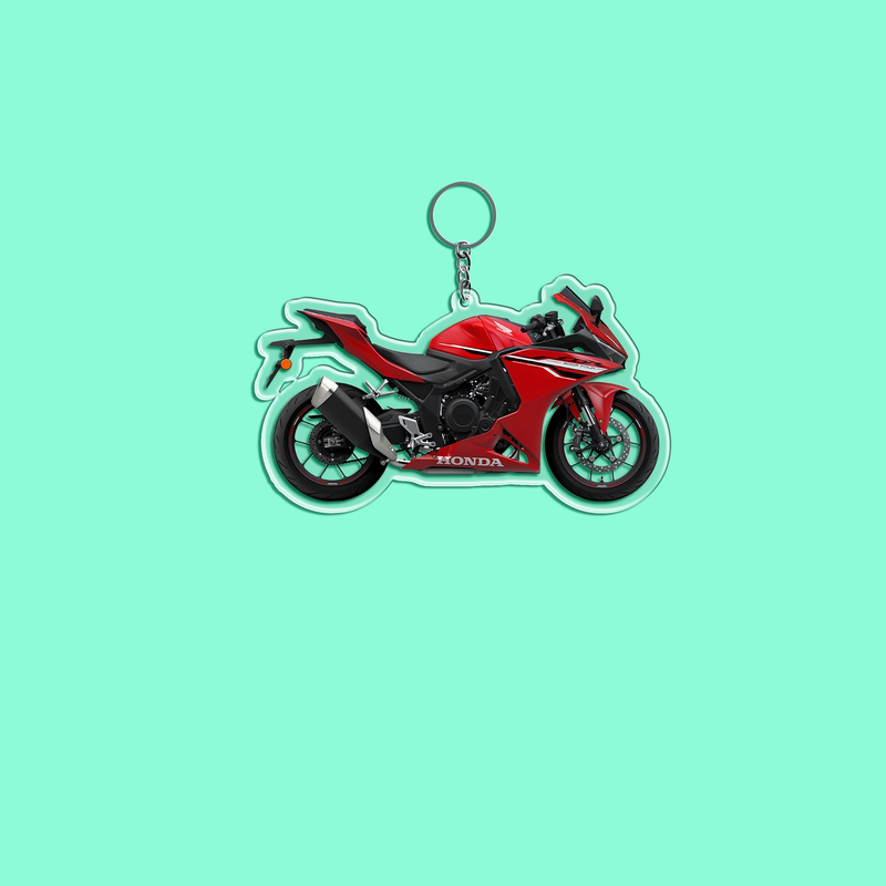 Suitable for Honda Honda Cbr500R Four Motorcycle Modified Acrylic Keychain Key Shell Accessories