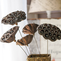 Country style large with seed dried lotus natural dried flower dried fruit home accessories air dried lotus real flower art flower