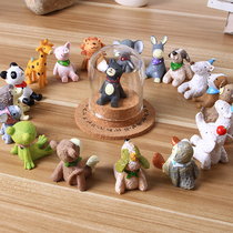 Regular zakka cute little animal ornaments pastoral resin crafts decoration creative home furnishings