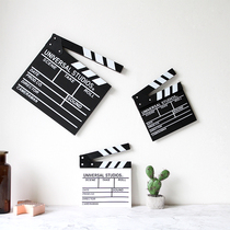 Retro creative film filming board director board board board board board photography props field record card personality decoration ornaments