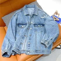 ( Full inspection of the product ) Domestic first-line surrogate Ms Leisure and Break Water to wash the cowboy coat