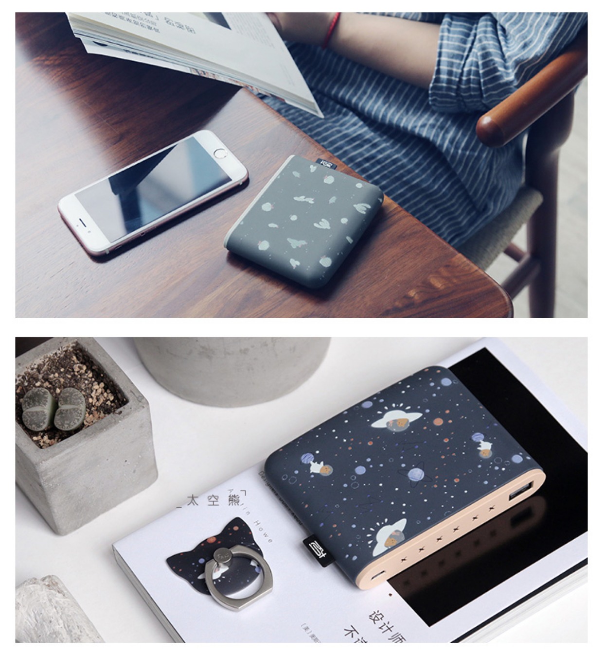 Trái tim điện thoại di động Apple sạc kho báu phim hoạt hình dễ thương Heart in điện thoại di động 10000 mAh vivo phổ thông nữ
