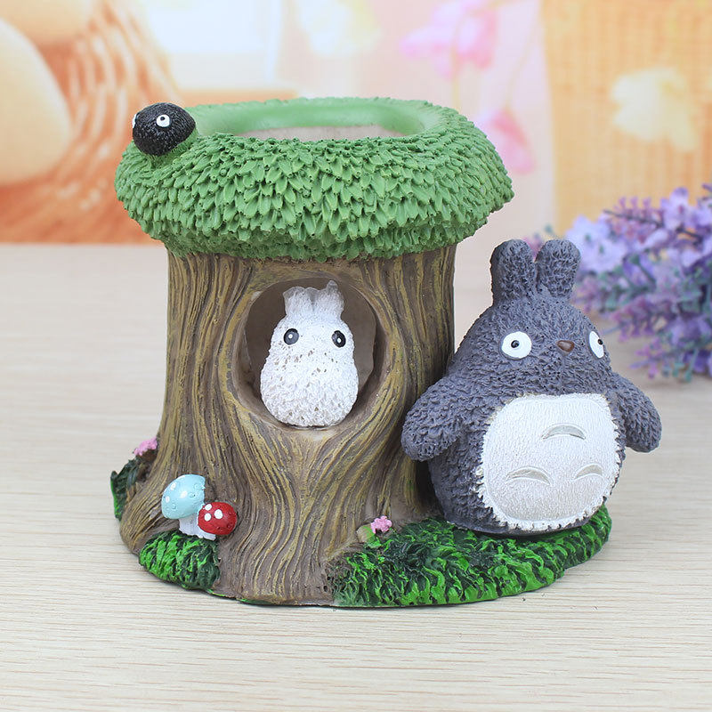 Totoro pen holder student children cartoon creative fashion cute personality simple desktop decoration ornaments men and women ins