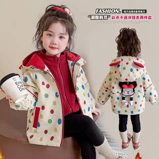 女童超好看三合一冲锋衣2025秋冬季新款儿童洋气摇粒绒衣服两件套