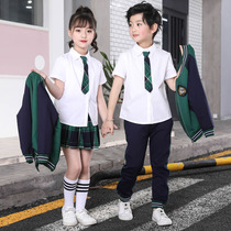 Primary school Childrens school uniforms Fall suit College Wind and autumn clothing Childrens graduation class clothes Custom Kindergarten Garden clothes Spring and autumn clothes