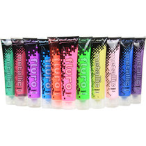 Monmat Metal Fluorescent Color Propylene Paint Hand-painted Wall Plotter DIY Creations Flash Gel Painted Paints