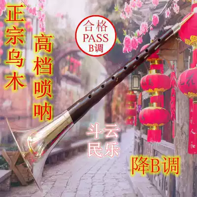 9 years old shop Ebony suona Ebony B flat suona Ebony B flat suona instrument