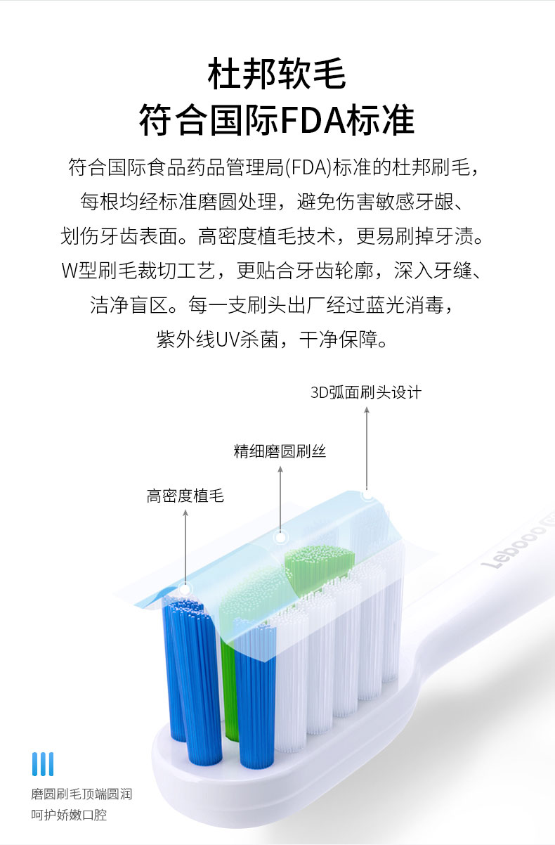 华为智选 力博得 全自动电动牙刷 APP智控 改善刷牙姿势 图10