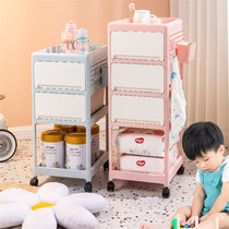 Baby supplies storage rack locker special complementary food tableware storage cabinet toy storage box baby complementary food tool