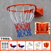 Basketball home big number training ball blue rack outdoor rebounds net iron basketball box Children punching hanging wall hanging ball basket