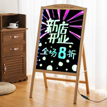 Pendulum Spread Billboard Luminous Character lamp Stall Light Blackboard Fluorescent board Neon Nightlight Handwritten Board Display Card Used