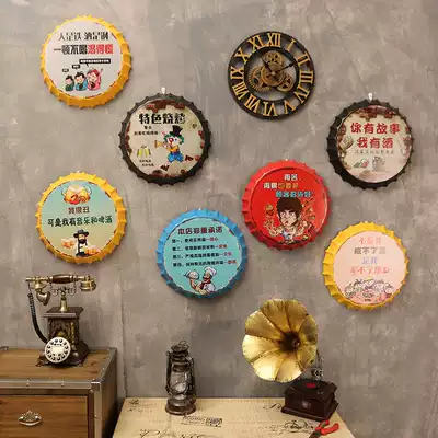 Grill shop noodle restaurant wall decoration homestay restaurant hanging restaurant leisure farm wall billiard room bar