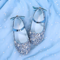 UK next sara girls rhinestone princess shoes spring and autumn new little girl shoes performance children's crystal shoes