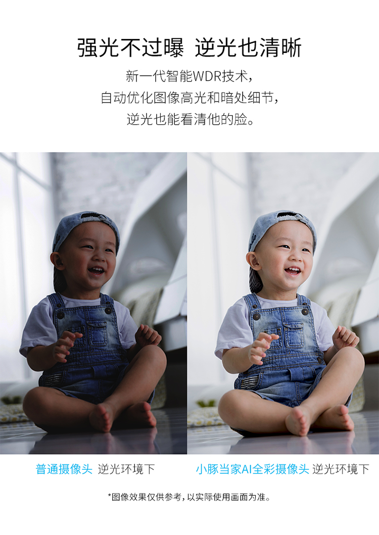 华为 小豚当家 AI全彩摄像头 1080P 远程双向通话 图6