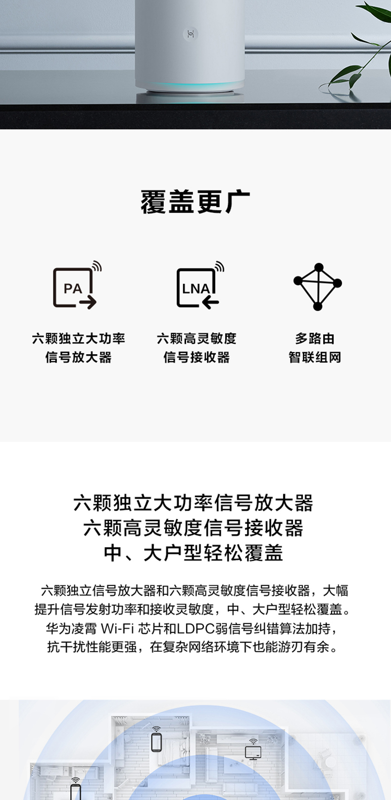 华为 A2 无线路由器 凌霄四核 全千兆三频2200M 图7