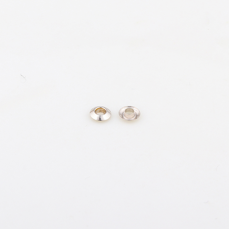 Miếng dán ngọc trai vàng 18K qua chuỗi trái tim spacer 750 vòng tay chuỗi hạt ngọc trai miếng lớn miếng vá phụ kiện DIY - Vòng chân lắc chân nữ vàng đẹp