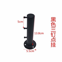 Флуоресцентные зеленые черные три гвозди висят