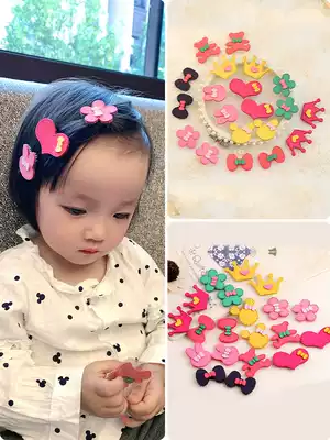 Broken hair stickers Children Baby Liuhai stickers cute girls Velcro clip hair accessories hairhairclip clip Korean headdress