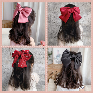 儿童大蝴蝶结发夹日系