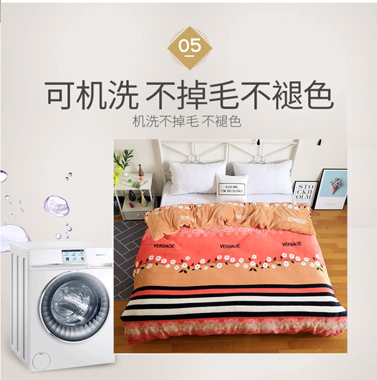Mùa đông cộng với nhung flannel san hô chăn đơn mảnh ấm sang trọng 200x230 faile chăn đôi duy nhất mẫu chăn ga gối đệm đẹp