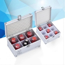 Seal storage box multi-grid box portable finishing box lockable portable sponge pad rectangular company portable