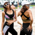 WM thể thao thời trang thể thao vest nữ áo ngực đồ lót thu thập tập thể dục yoga hit màu nhanh khô thoáng khí - Đồ lót thể thao áo ngực chạy bộ Đồ lót thể thao