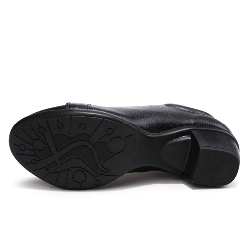 Обувь, спортивные танцующие туфли для спортзала, из натуральной кожи, мягкая подошва