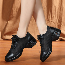 Rhinoceros summer dance womens shoes adult soft-soled sailor square dance shoes breathable leather jazz fitness dance womens shoes