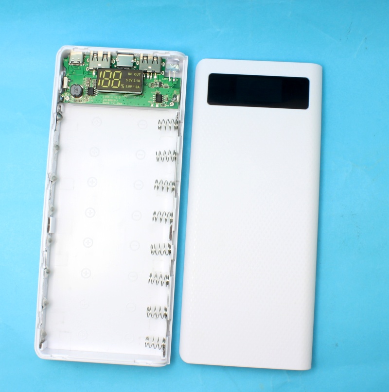 PD nhanh phí QC3.0 cung cấp điện thoại di động phần 8 18650 Kits hộp DIY sạc kho báu làm tổ phụ trách nhanh hai chiều - Ngân hàng điện thoại di động sạc dự phòng nhanh