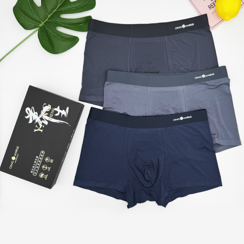 Authentic cm Men's Modal Boxer Briefs, Seamless, Comfortable, Healthy, Antibacterial, New Luxury Health Shorts Authentic cm Men's Modal Boxer Briefs, Seamless, Comfortable, Healthy, Antibacterial, New Luxury Health Shorts
