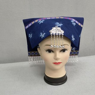 Ethnic minority hats yunnan guizhou buyi zhuang hats tujia performance headwear minority costumes