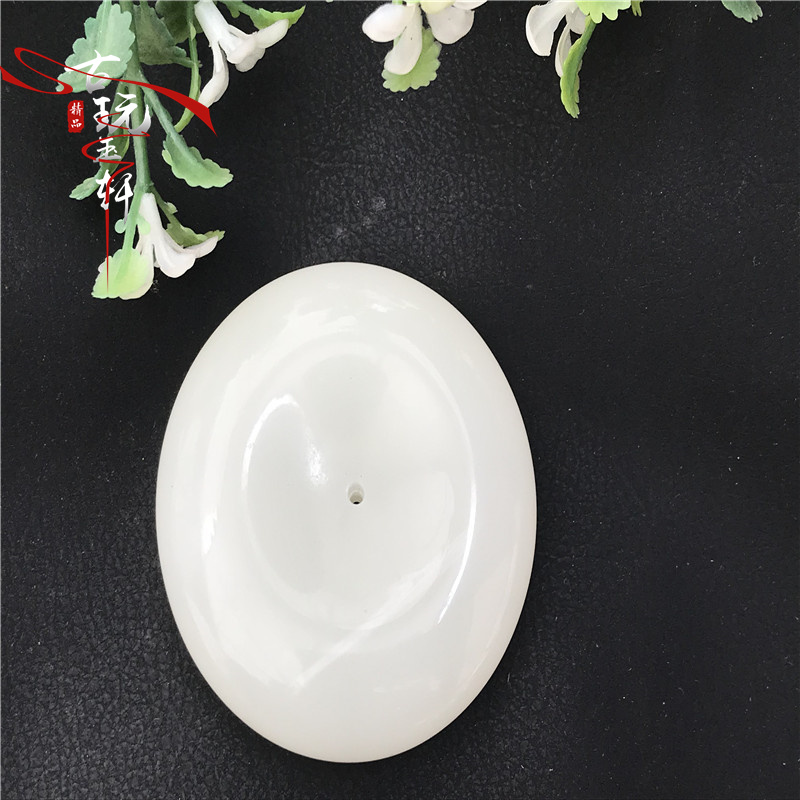 Bộ sưu tập của vật liệu Mông Cổ ngọc cổ màu trắng ngọc bích ngọc bích cũ mặt dây chuyền cổ ngọc cổ ngọc bích mặt dây chuyền miếng ngọc bích đạo cụ vong cam thach cao cap
