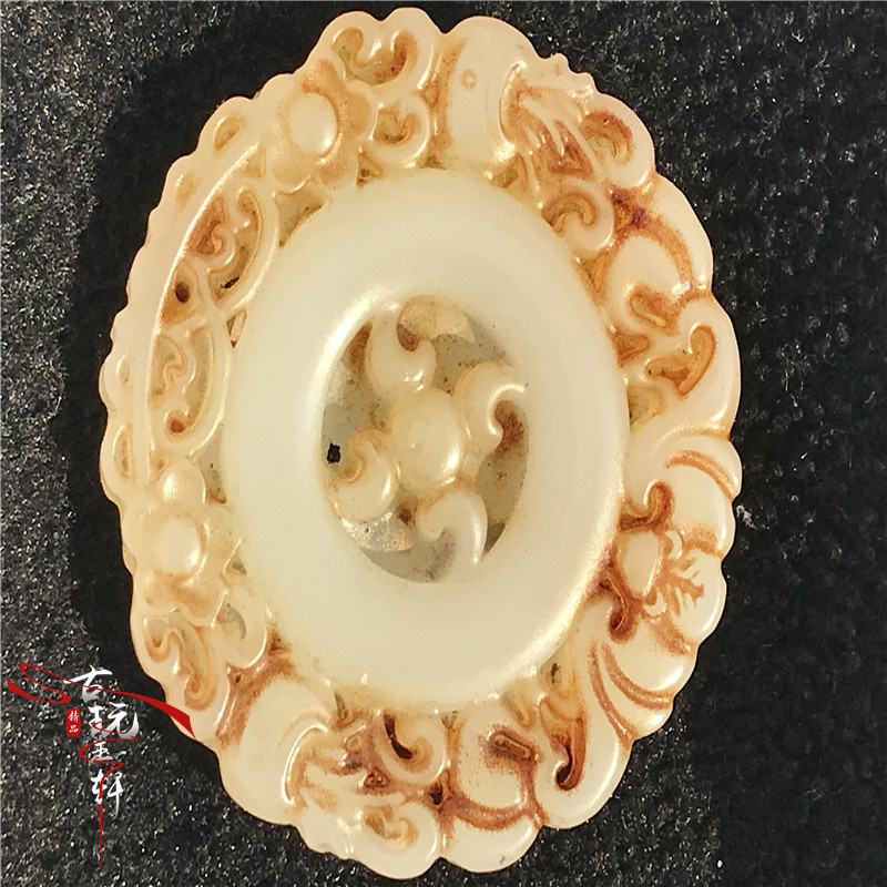 Giả của các mảnh treo cao cổ ngọc bích của ngọc bích màu trắng ngọc bích ngọc cổ ngọc bích đồ trang sức ngọc cổ mặt dây chuyền nhỏ vòng phỉ thúy