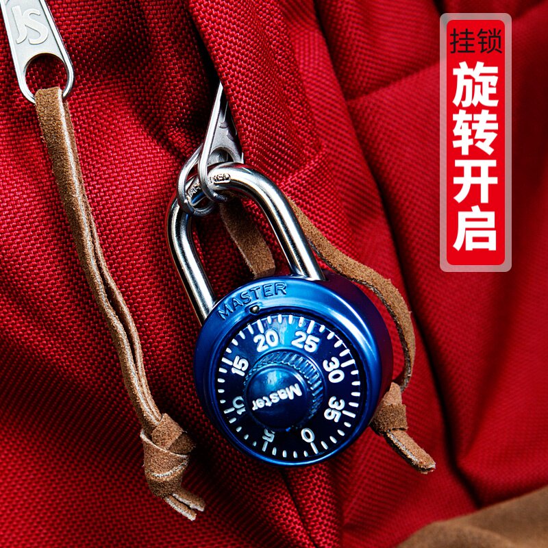 Beauty Edition Management Lock Student More Wardrobe Turntable Coded Lock Gym Gym Swimming Gallery Enterprise Fixed Knob Small Padlock