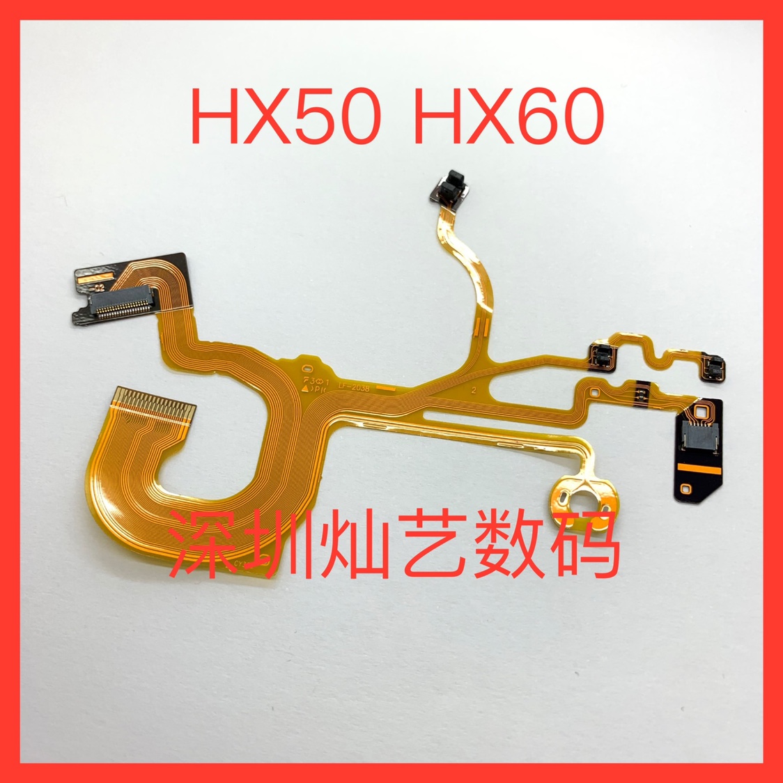 New Sony HX50 HX60 V rear group line Base line lens flat cable with socket with components