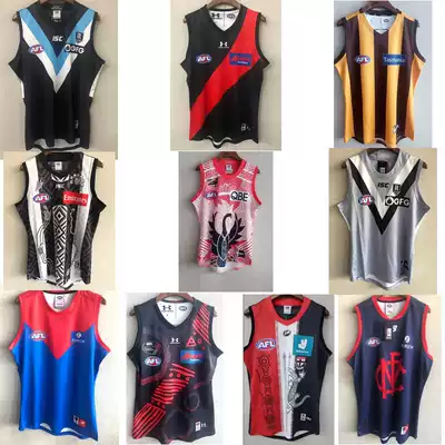 AFL2020-2021 White Swan team Port Adelaide team Essen team Memorial board Sleeveless Olive vest