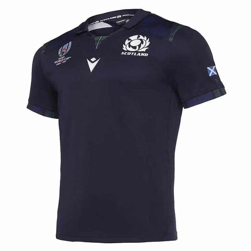 Scotland home 2019 World Cup rugby jersey Scotland World Cup Rugby jersey