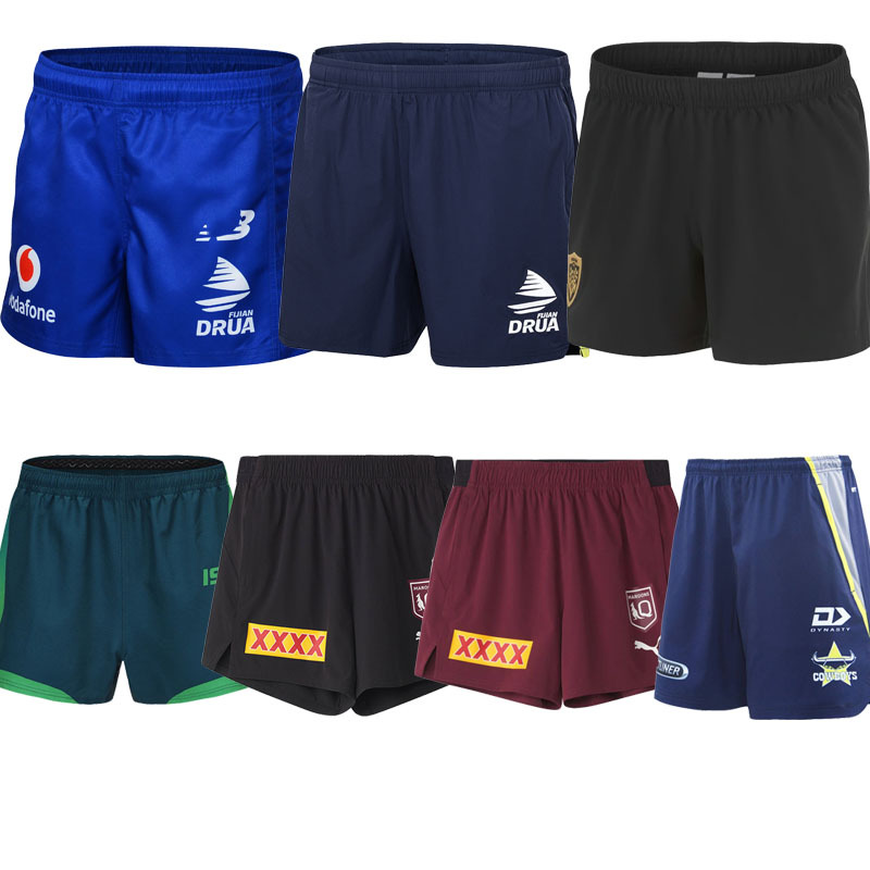 New Toulouse Fiji National Team Rugby Shorts Nrl Maru Mustang Bulldog Men's Rugby Shorts