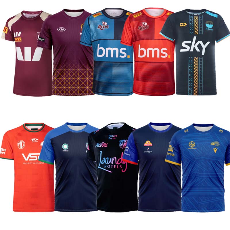2026Nrl Queensland Maroons Bulldogs Eels Rabbitohs New Zealand Moana Warriors Short-Sleeved Rugby Jersey 2026Nrl Queensland Maroons Bulldogs Eels Rabbitohs New Zealand Moana Warriors Short-Sleeved Rugby Jersey