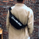 Ji ຖົງຫນ້າເອິກຂອງຜູ້ຊາຍ ins trendy ແອວນັກສຶກສາກະເປົ໋າ workwear ບາດເຈັບແລະ crossbody bag