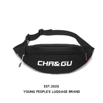 CHAOFANJ I Mens Waist Bag Small Lightweight One Shoulder Messenger Bag Mens Trendy Brand Chest Bag Mini Small Bag Small Satchel Bag