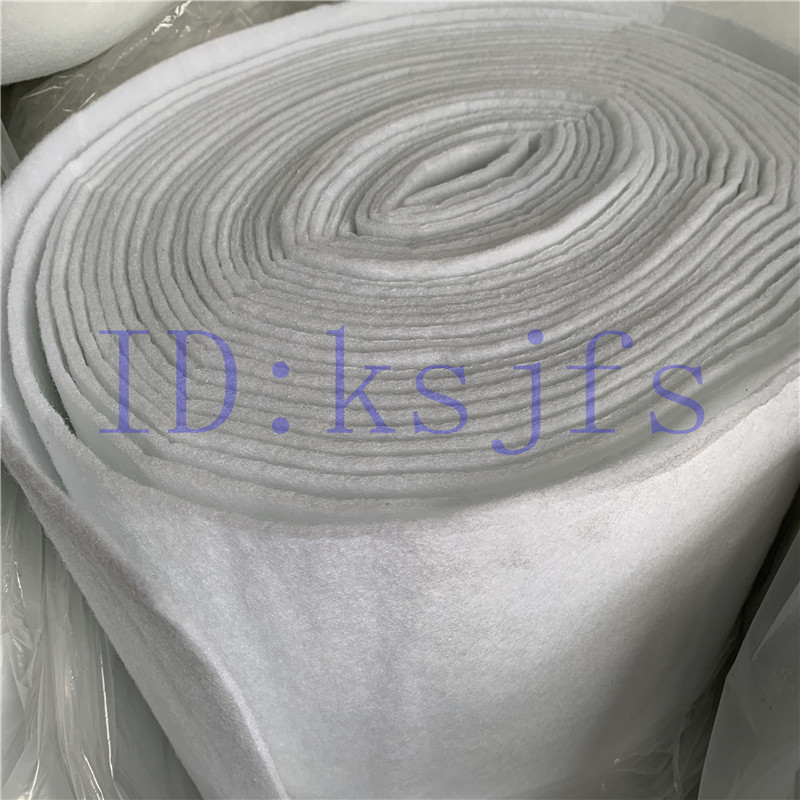 5mm Thick Hard Filter Cotton Air Primary Efficiency Filter Cotton Air Inlet Cotton Needling Cotton Unwoven Filter Cotton