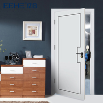 Yihe wooden door simple modern paint-free ivory white indoor composite door bedroom flat door creative fashion EEHE